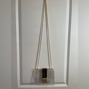 Upcycled LV crossbody stadium purse